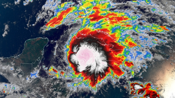 By late Monday and into Tuesday, Eta will move into the Gulf of Mexico, according to the National Hurricane Center. (Courtesy of CNN Weather)