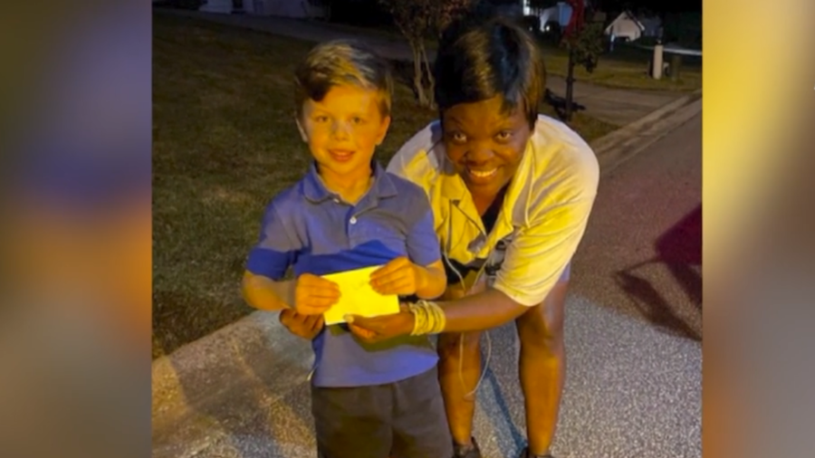 Mail Carrier Surprises Birthday Boy