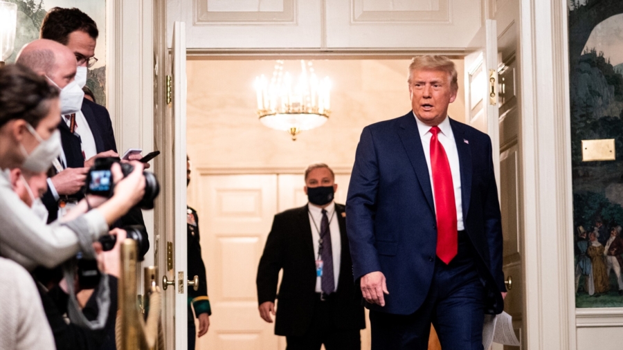 Trump: ‘Offers a Prayer of Thanks to God’