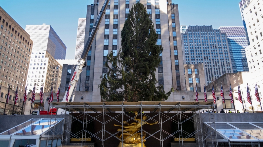 Rockefeller Center Christmas Tree Turns On, With Virus Rules
