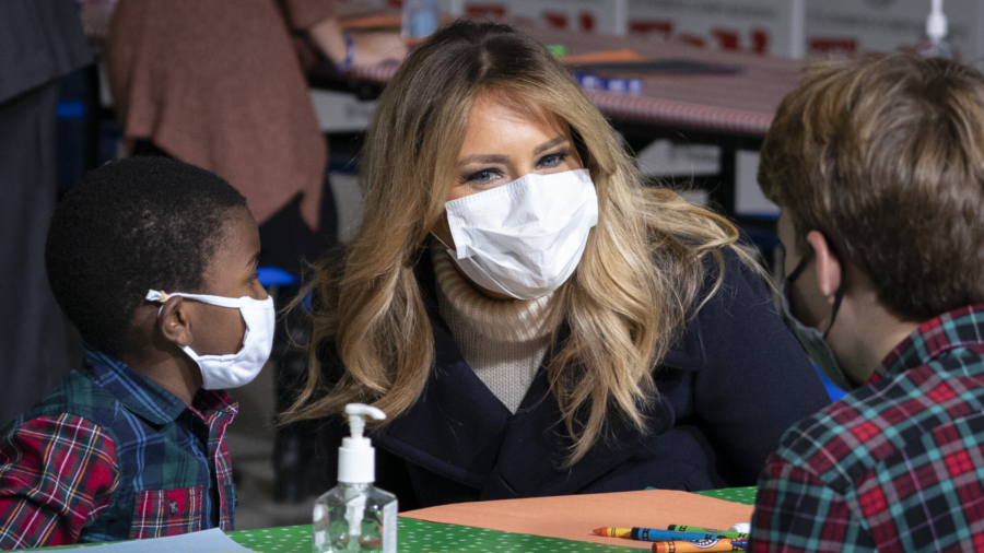 The First Lady Joins Toys for Tots Event