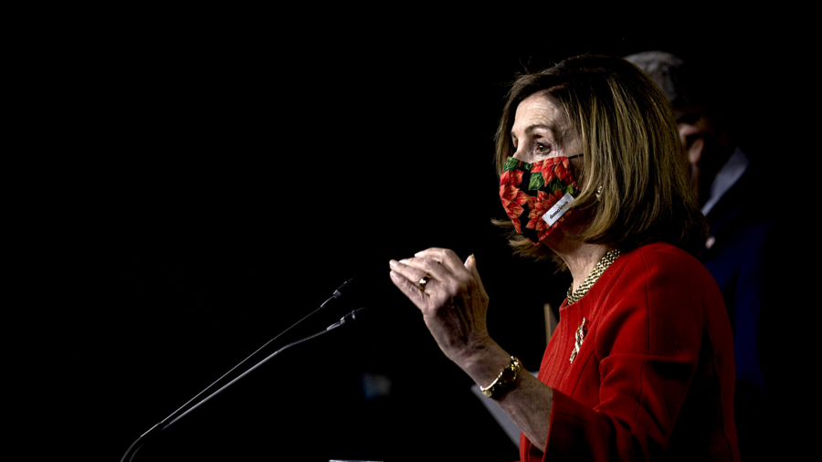 Pelosi Calls on GOP Leaders to Support $2,000 Stimulus Checks on Christmas Eve