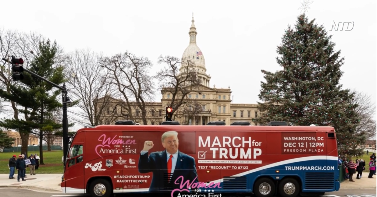 March for Trump Bus Tour Kicks Off | NTD