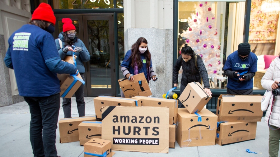 Amazon to Face US Union Push in Year Ahead