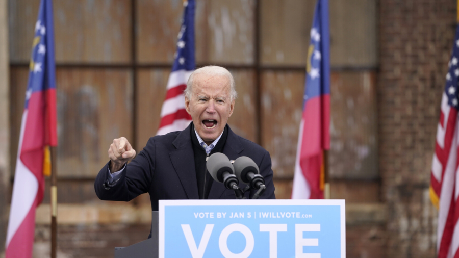 Biden Urges Georgia Voters to Choose Democrats in Senate Runoffs