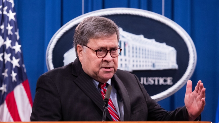 Barr: ‘No Basis’ for Federal Government to Seize Voting Machines