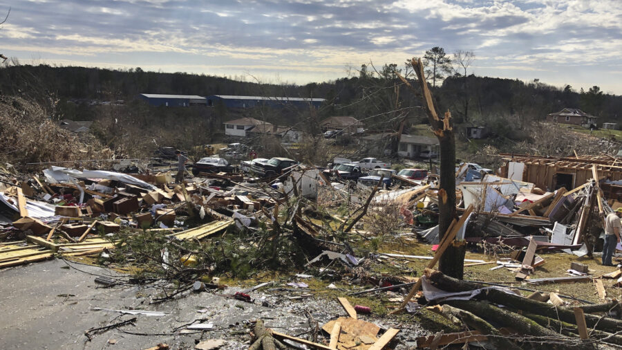 Tornado Kills Boy, Injures 30, Wrecks School in Alabama Town