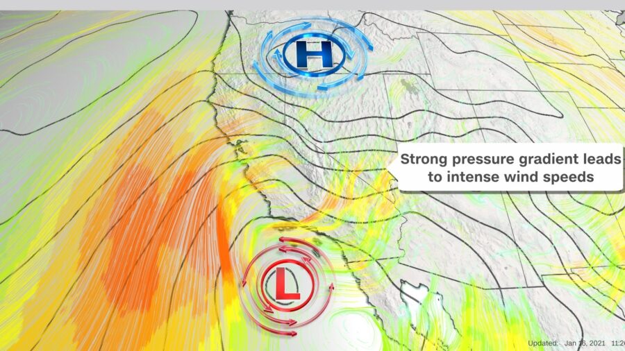 California Prepares for Damaging Winds This Week