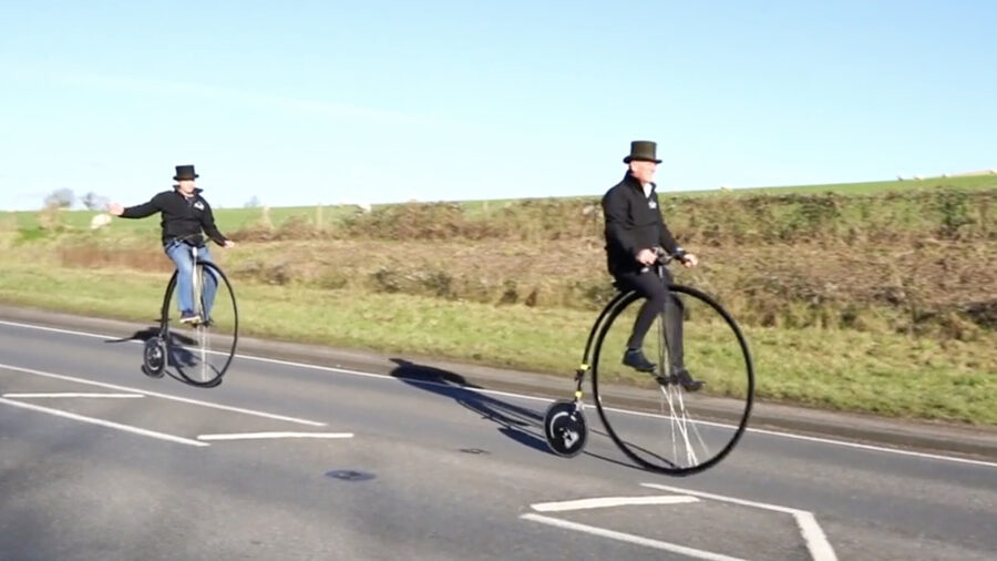 Riding Victorian-Era Bikes During Lockdown