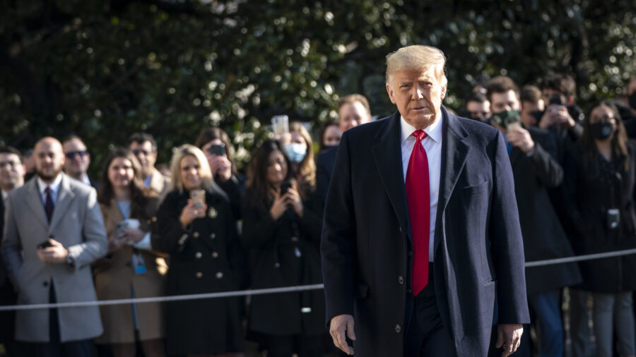 Trump Calls for Peaceful Transition