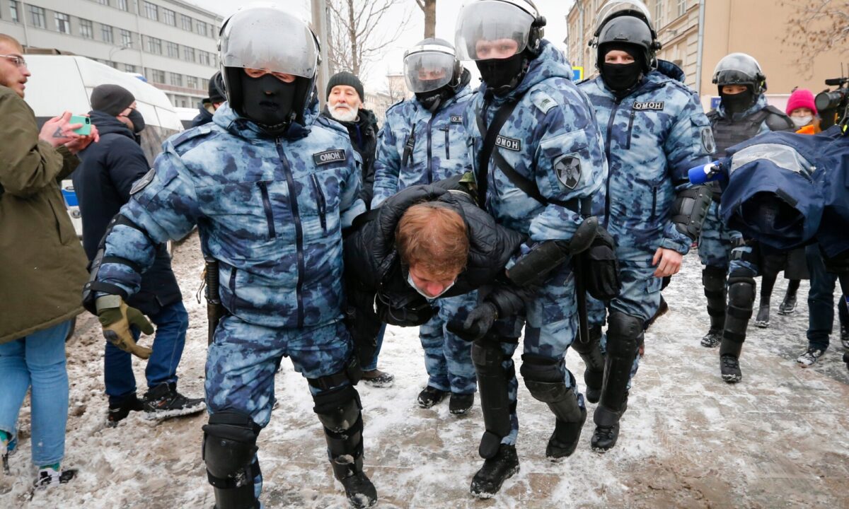 Russia protest