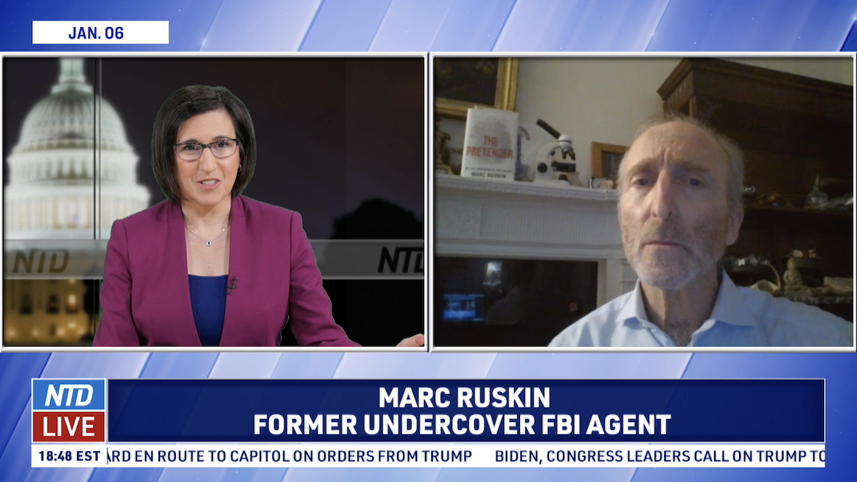 Former Undercover FBI Agent Comments on Developing Events on Jan. 6 at the Capitol
