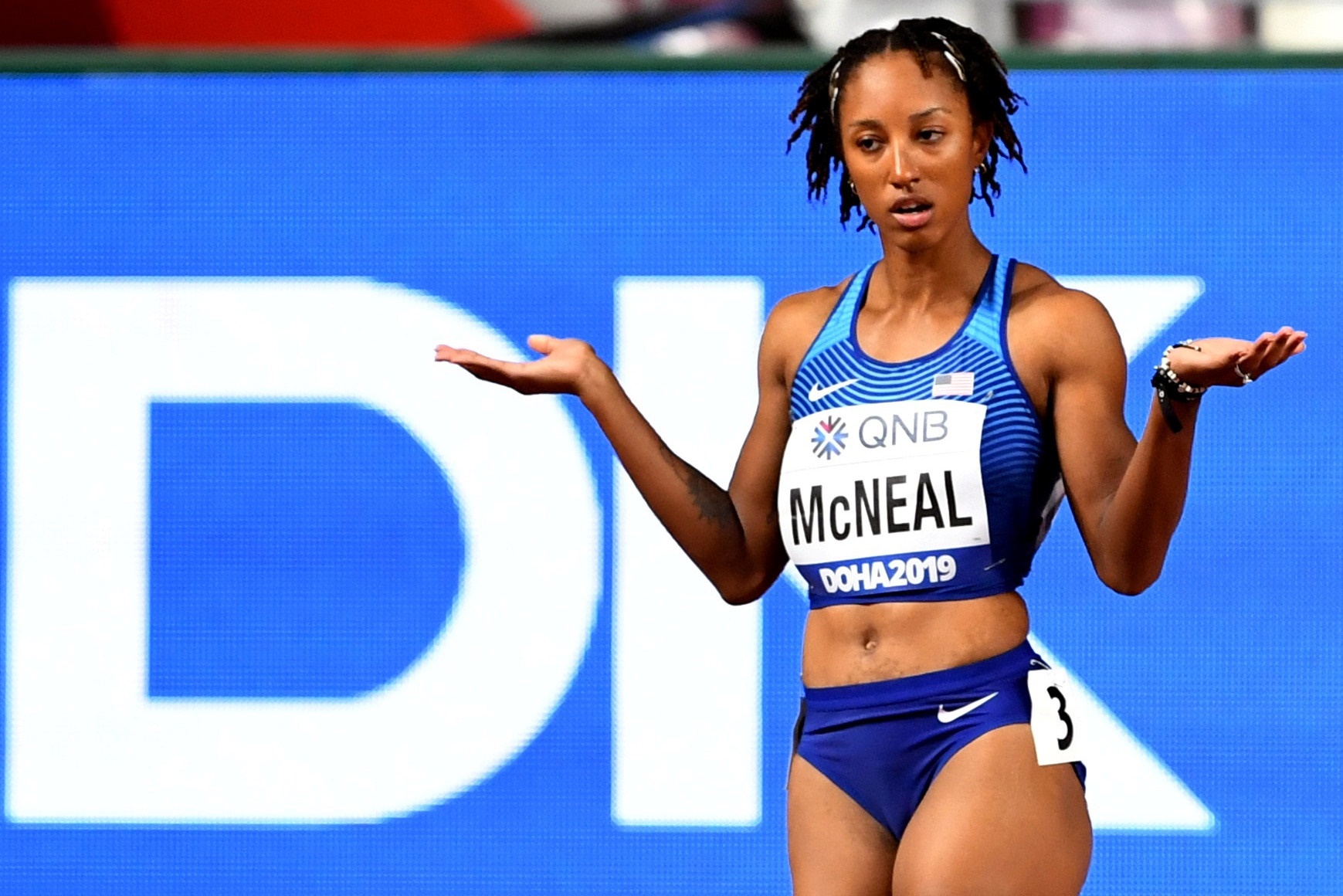 Olympic Hurdles Champion McNeal Denies Testing Positive for Banned Substance
