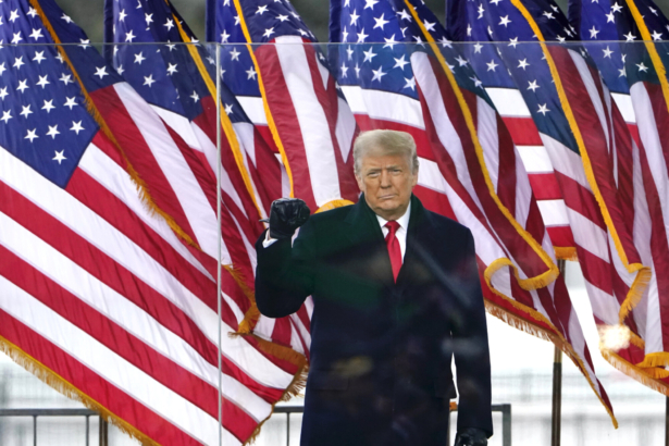 President Donald Trump arrives to speak at a rally in Washington, on Jan. 6, 2021. (Jacquelyn Martin/AP Photo)
