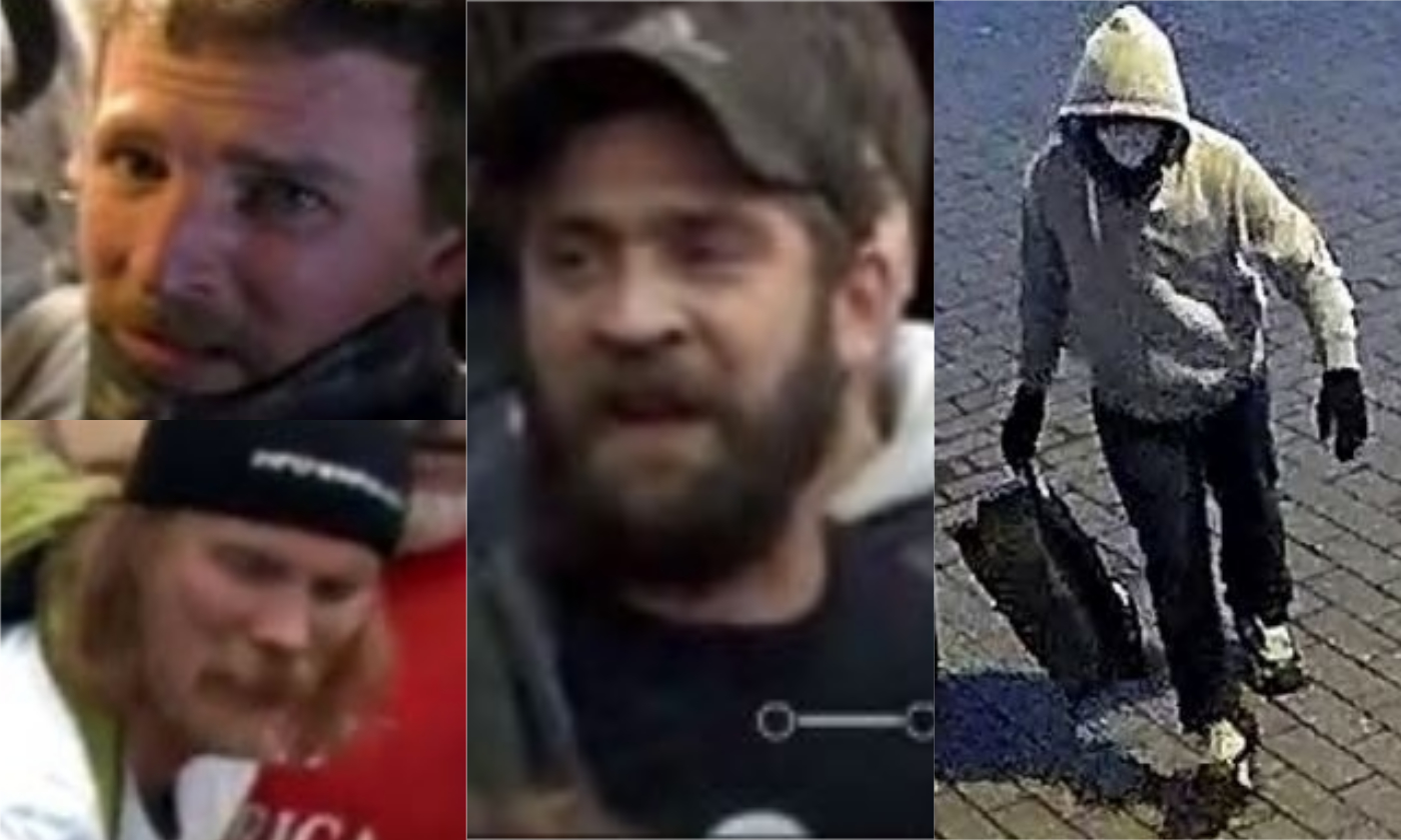 FBI Releases Photos of Suspects in Beating of Officer, Planting of Pipe Bombs on Jan. 6