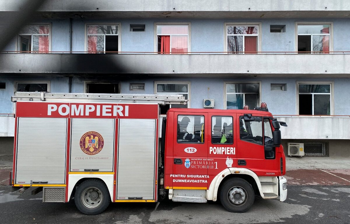 Fire at Romanian Hospital Treating Virus Patients Kills 5