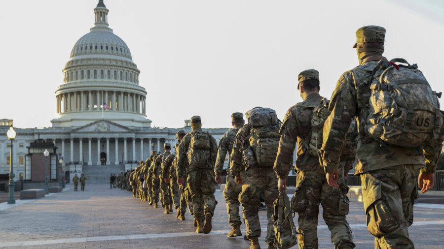 Approximately 20,000 National Guard Members Stationed Around DC: Officials