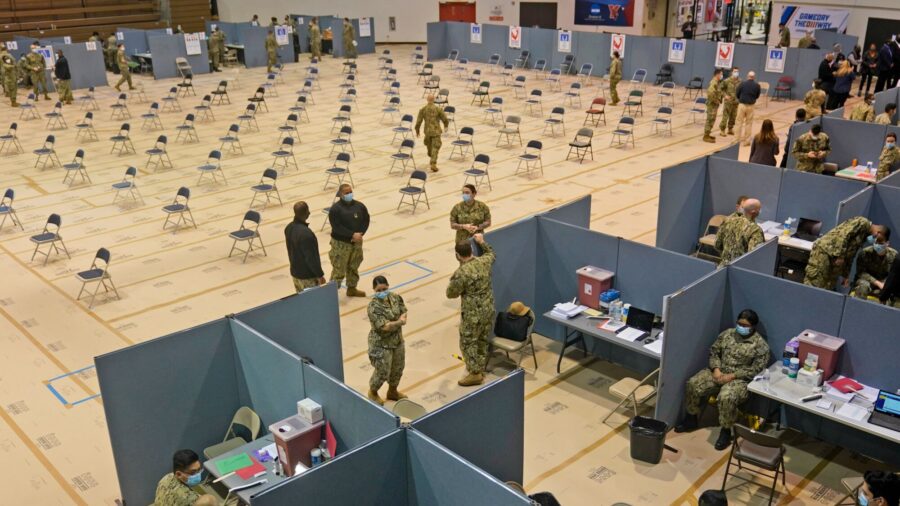 Nation's First FEMA Vaccination Sites Opened