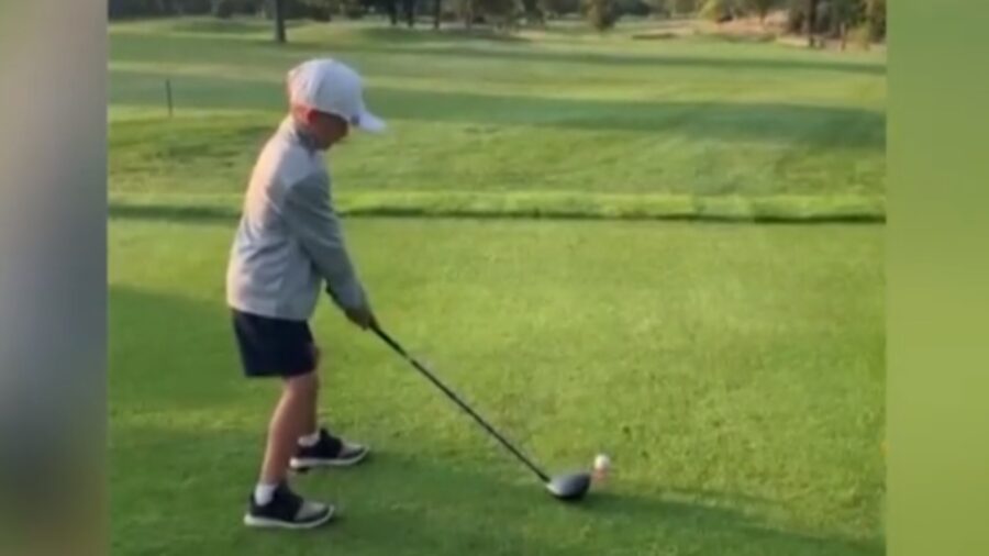 7-Year-Old Golf Protege's Trick Shots Go Viral