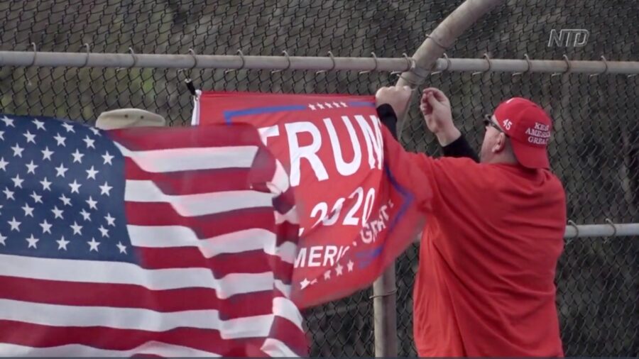 Trump Supporters Determined to Exercise Free Speech Amid Counter-Protests