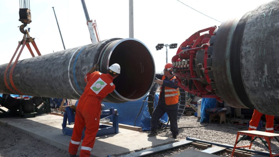Nord Stream 2 Filling Second Pipe With Gas