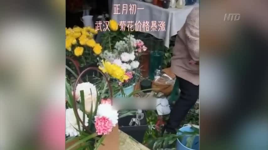 Flowers for the Dead Sold Out in Wuhan