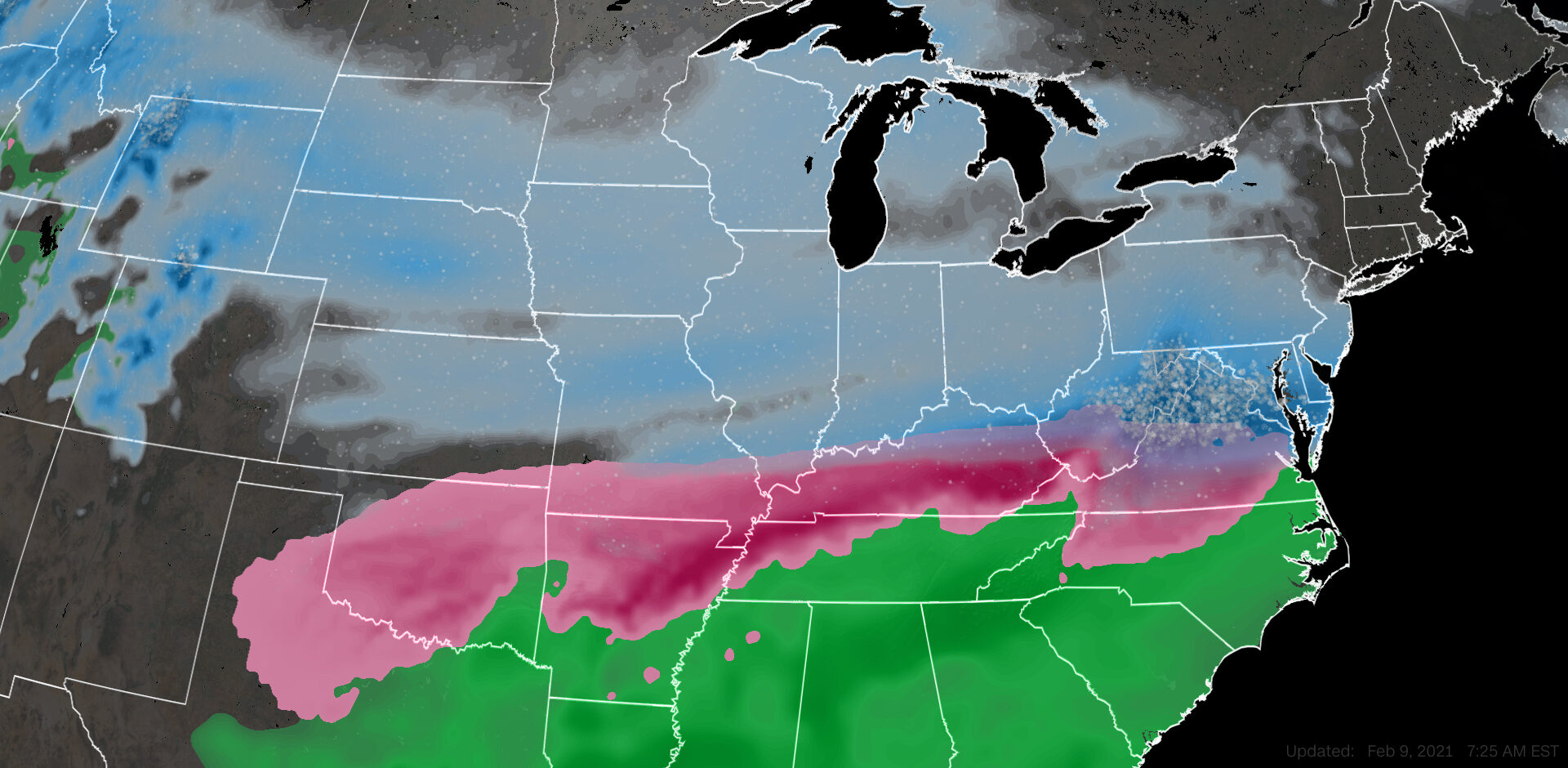 Polar Vortex Is Setting the Stage for a Crippling Ice Storm