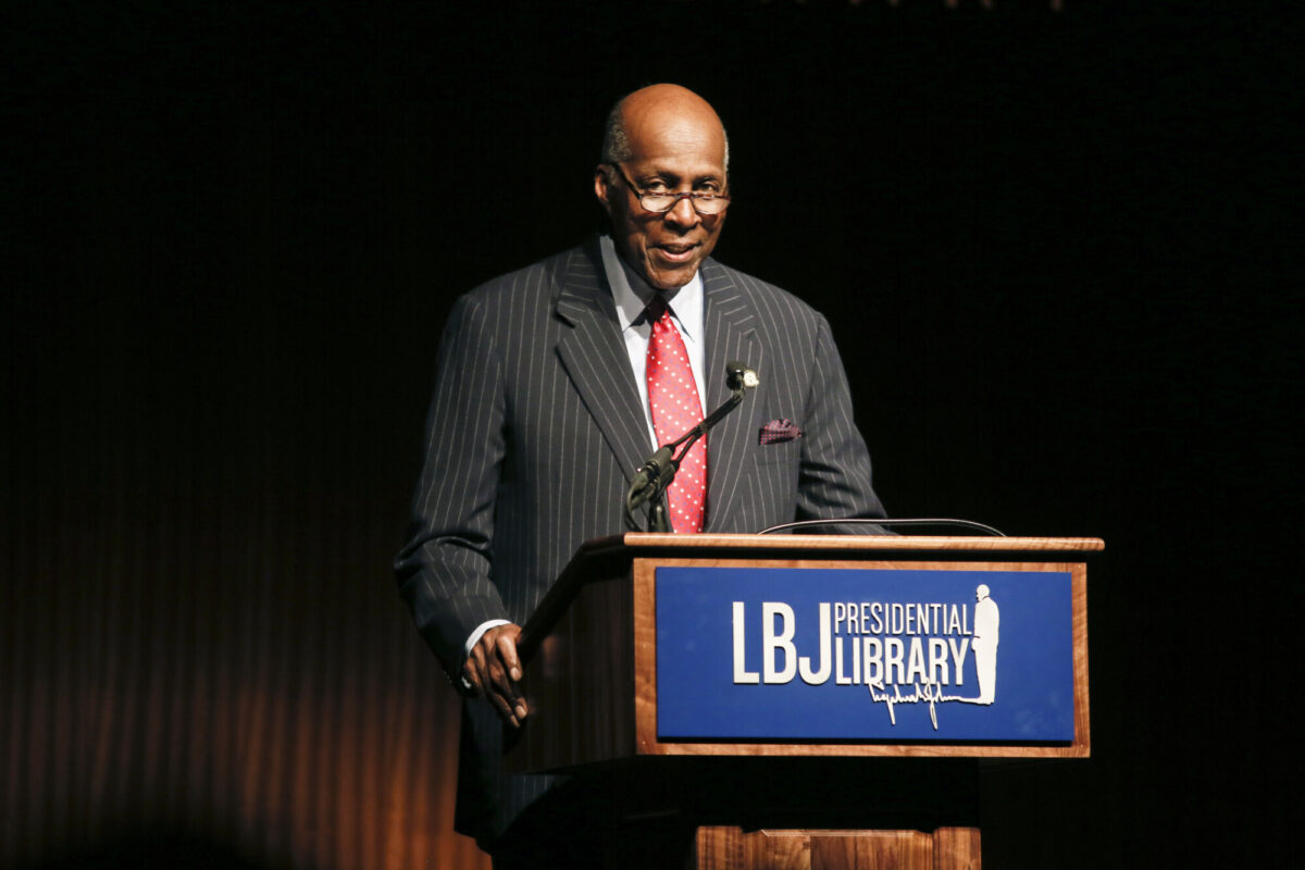 Civil rights activist Vernon Jordan