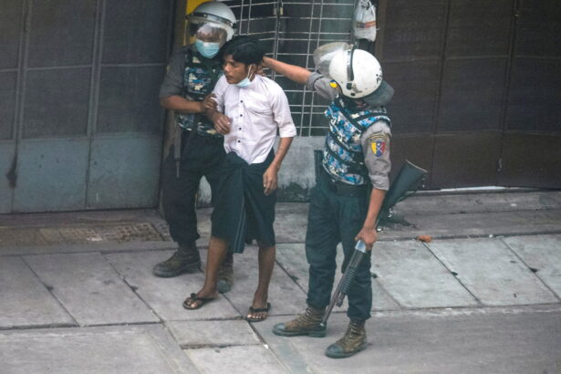 Burma protest