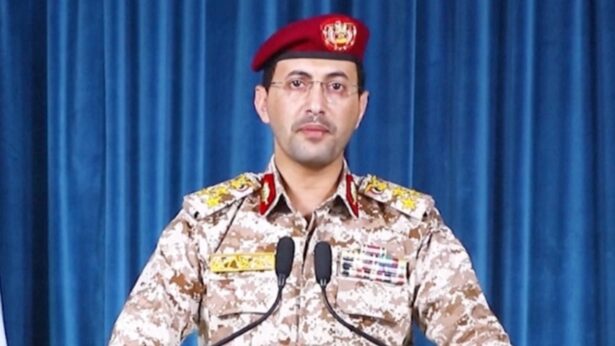 Houthi military spokesmen Yahya Sarea