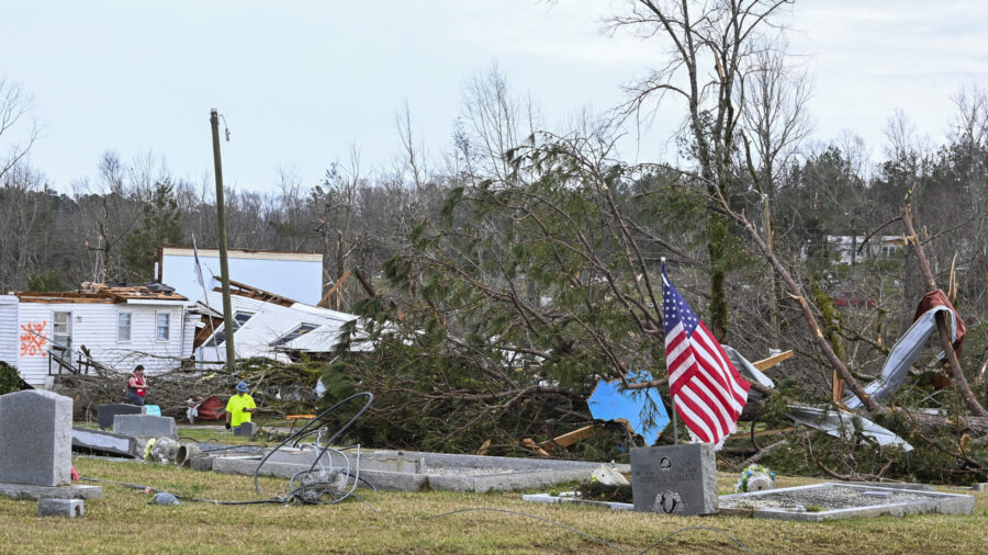 Southern States Wrecked by Wave of Tornadoes