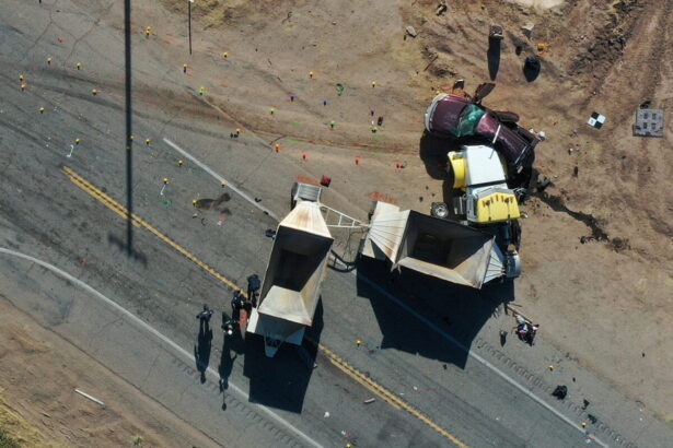 California Highway Patrol officers investigate 