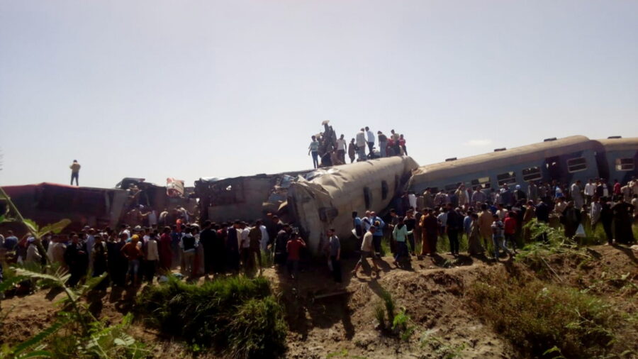 Trains Collide in Southern Egypt, Killing at Least 32