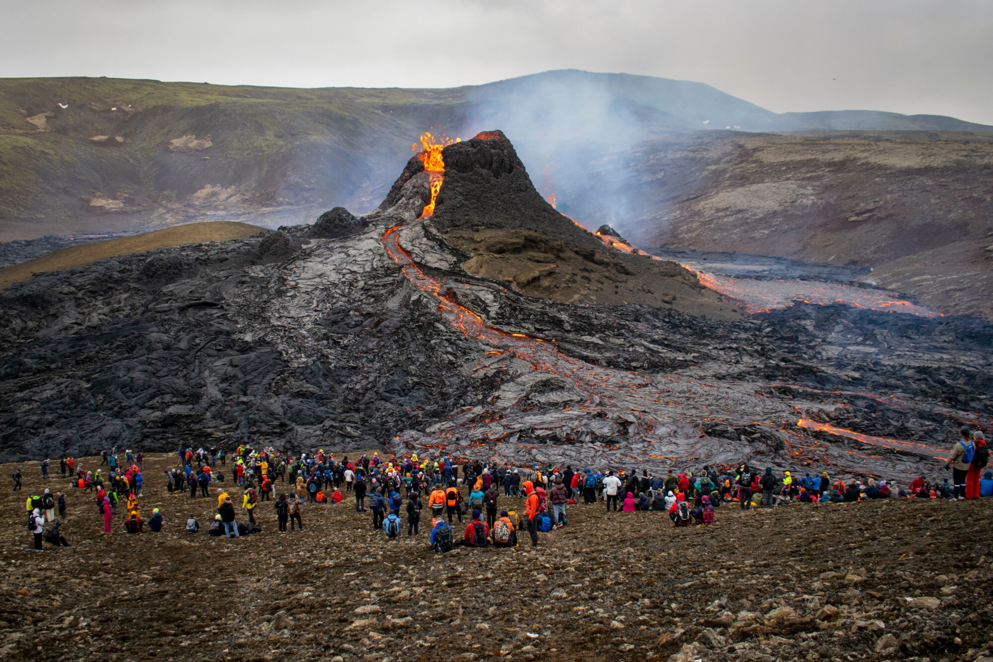 Icelandic Volcano Erupts Near the Capital