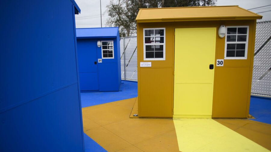 LA Opens Tiny Home Village for the Homeless