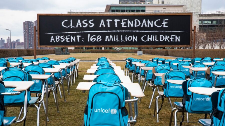 UN Exhibit Brings Awareness to School Closures Worldwide
