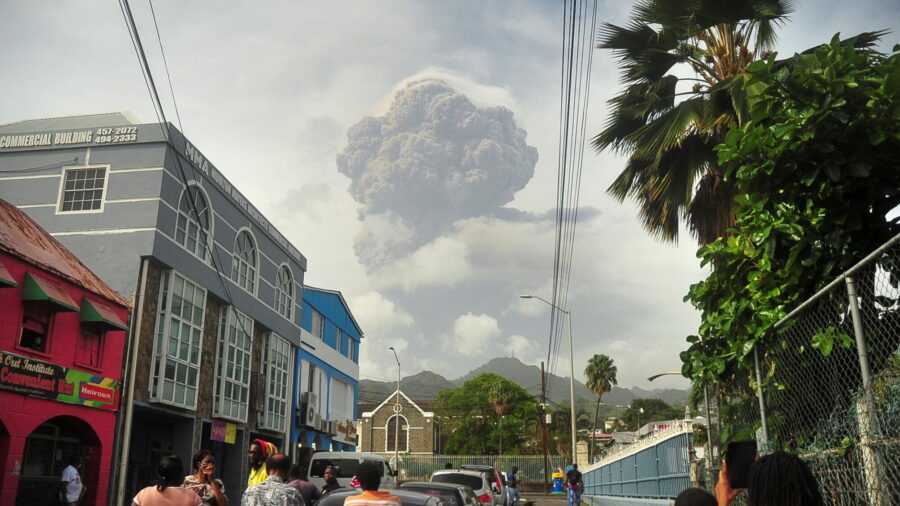 St. Vincent Awaits New Volcanic Explosions as Help Arrives