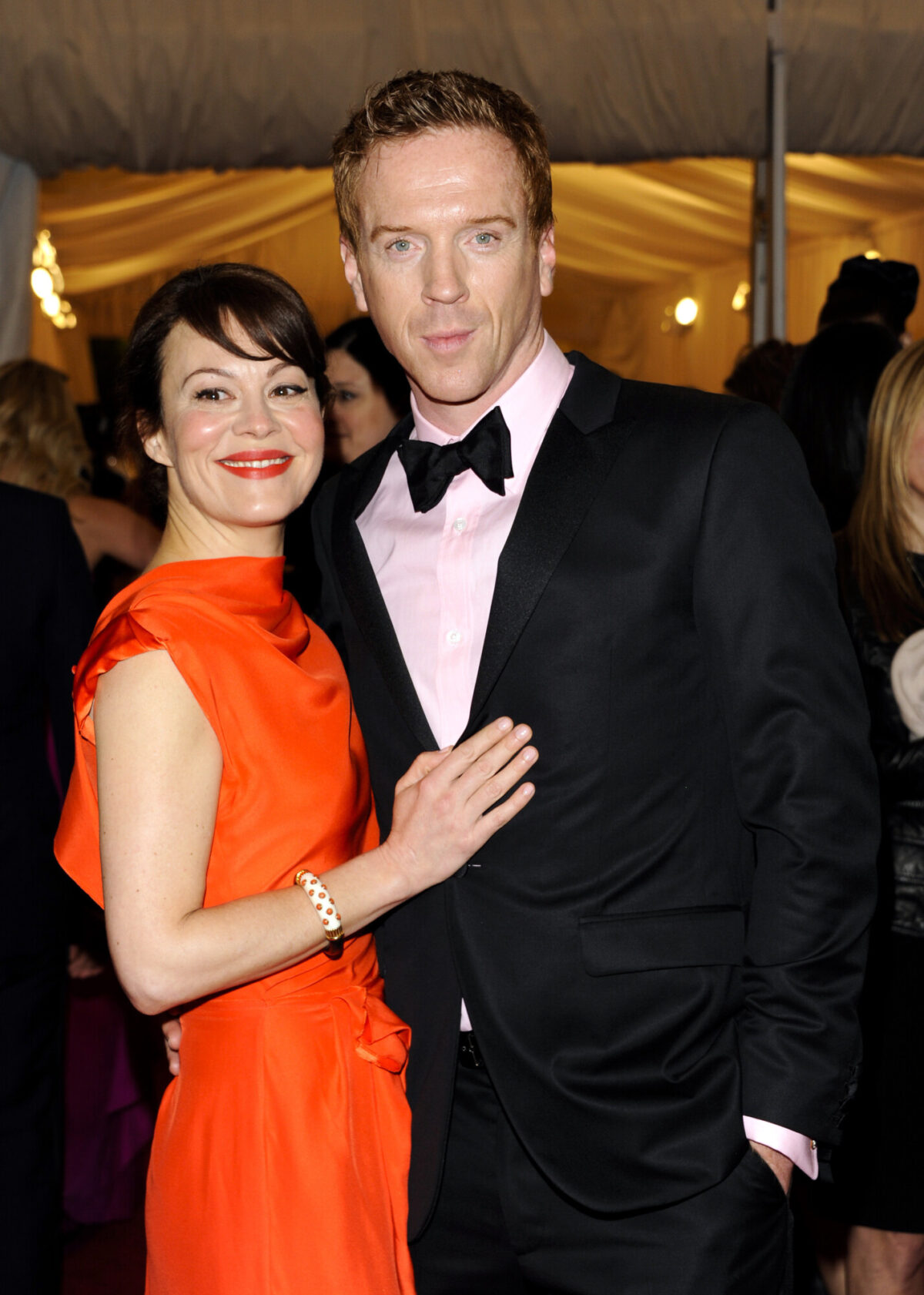 Actor Damian Lewis and wife Helen McCrory arrives at the Metropolitan Museum of Art Costume Institute gala benefit, celebrating Elsa Schiaparelli and Miuccia Prada,in New York on May 7, 2012. (Evan Agostini,/AP Photo File)