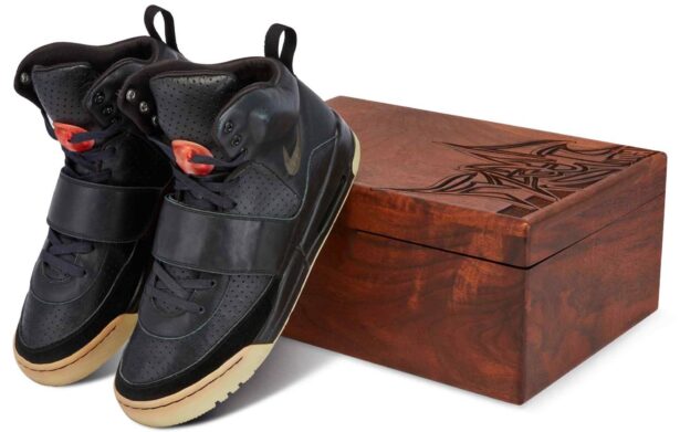 Kanye West's Yeezys. (Courtesy of Sotheby's)