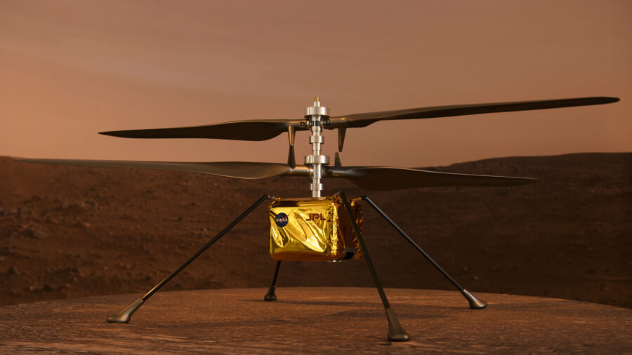 NASA’s Ingenuity Helicopter Survives First Freezing Night on Mars