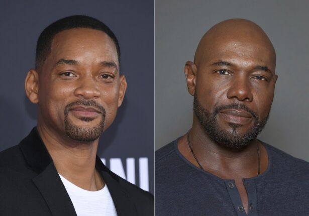 Will Smith (L) attends the premiere of "Gemini Man" in Los Angeles, Calif., on Oct. 6, 2019, and director Antoine Fuqua (R) appears during a photo session in Los Angeles, Calif., on July 12, 2015. (AP Photo)