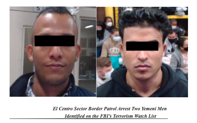 Border Patrol Catches 2 Yemenis on FBI Terror Watch List