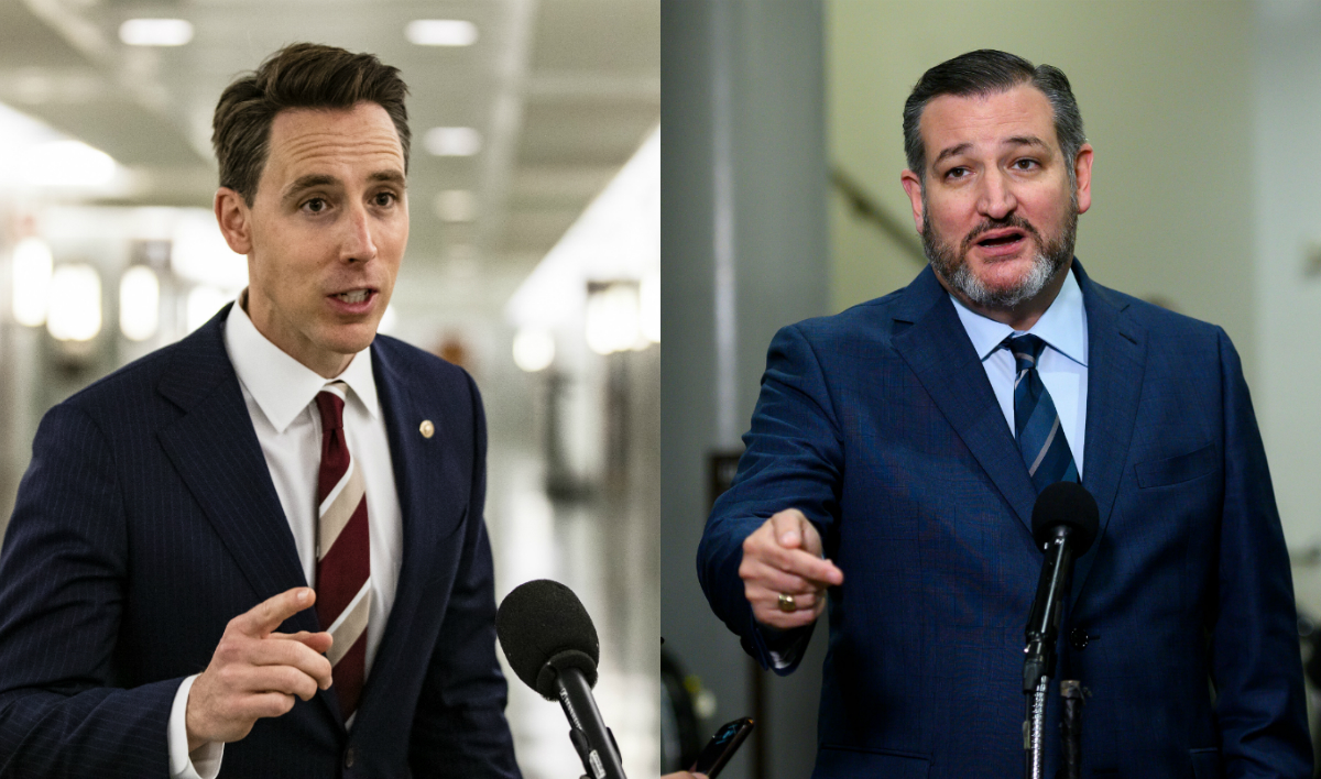 Potential 2024 Candidates Cruz, Hawley Vow to Stop Accepting Corporate PAC Contributions