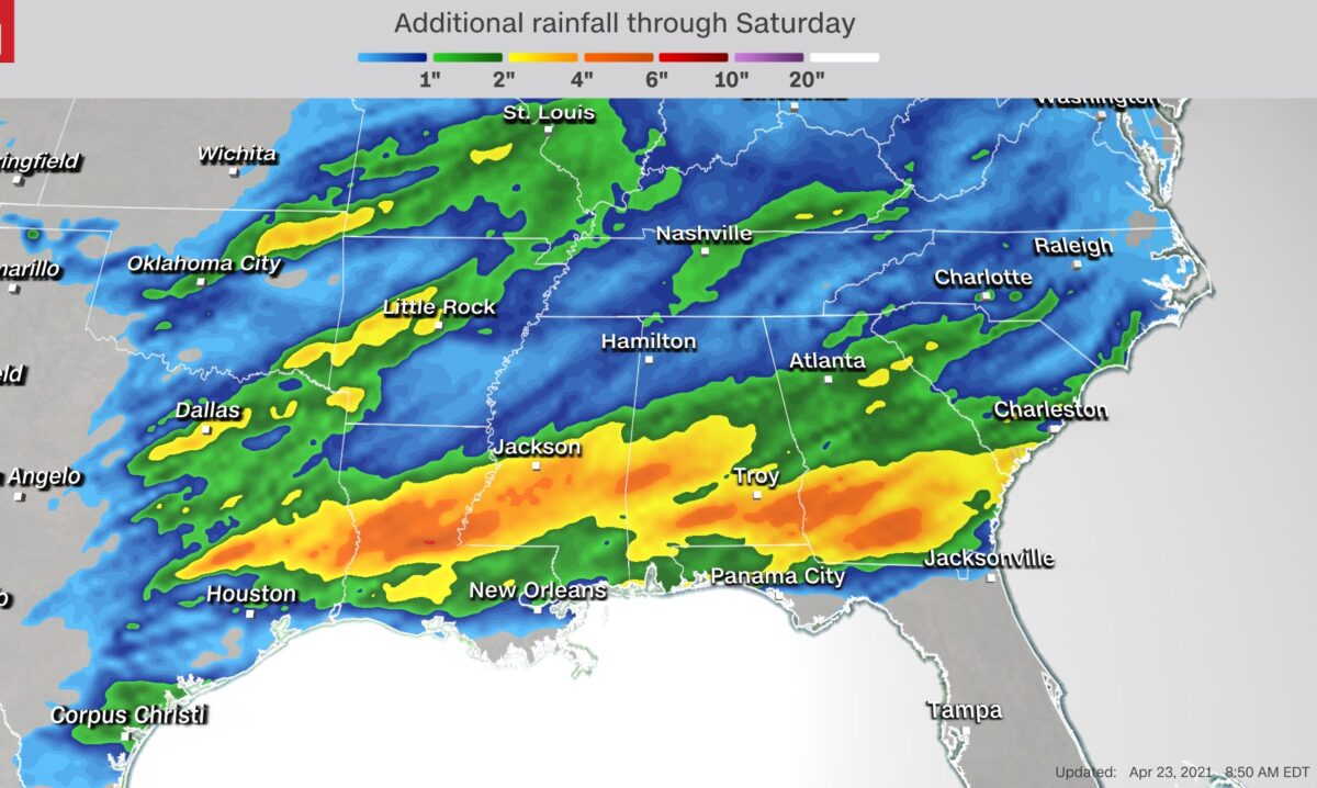 Severe Storms Return to the Southeast on Saturday | NTD