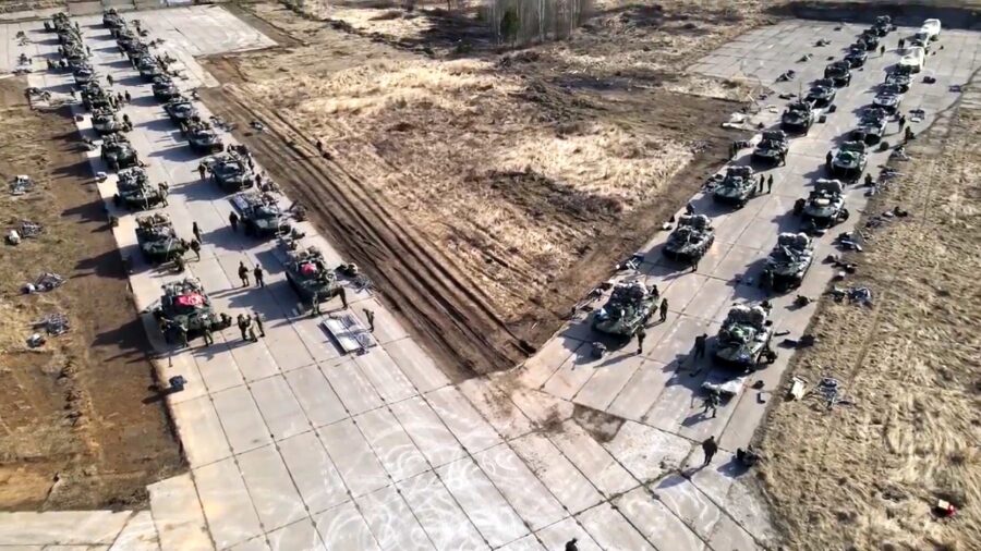 Russian Troops Leaving Ukraine Border, Crimea