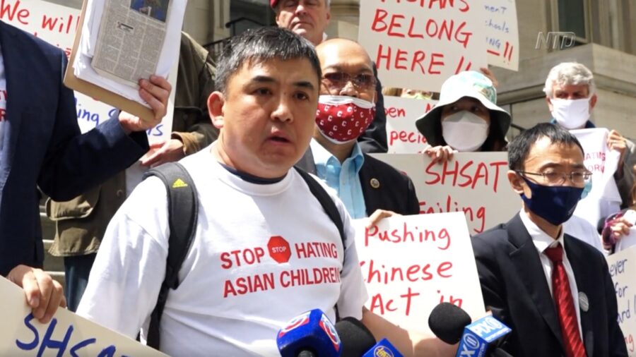 Asian Parents Rally Against NYC Schools Chancellor