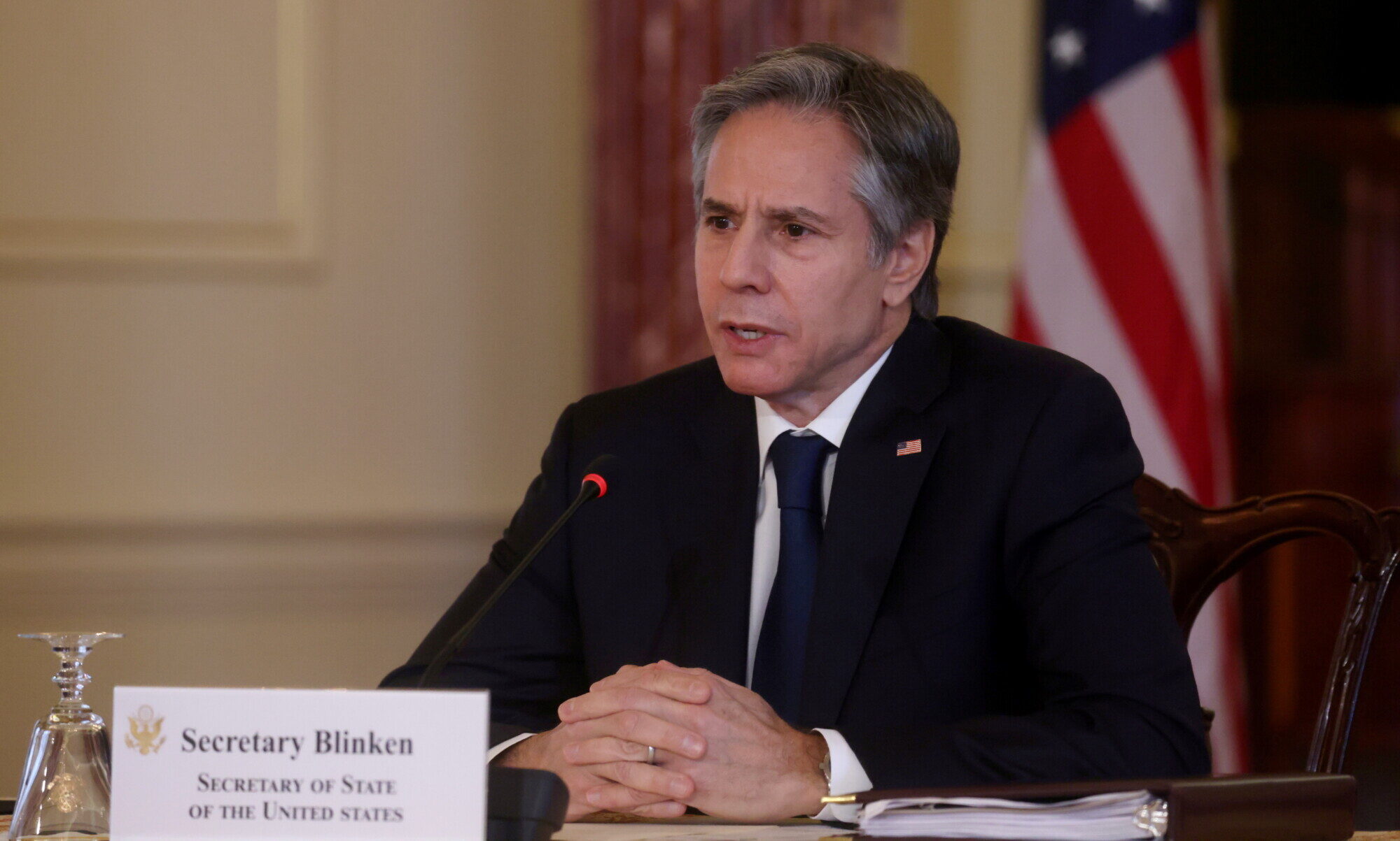 Blinken Says China Acting ‘More Aggressively Abroad’