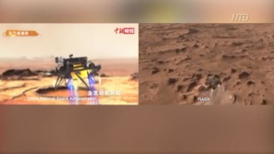 China Appears to Copy NASA's Mars Landing Video