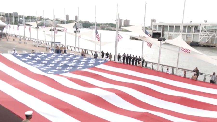Memorial Day Ceremony Held at Intrepid Museum