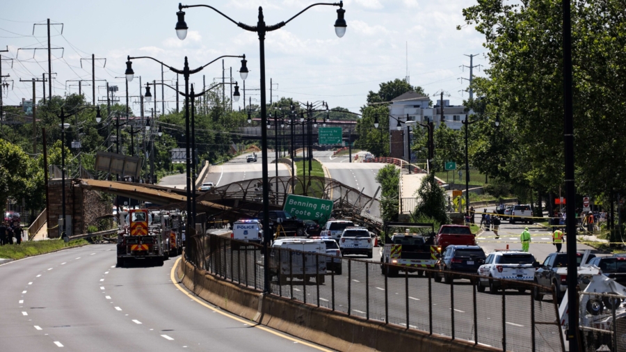 DC Bridge Collapses: No Deaths, 5 Injured